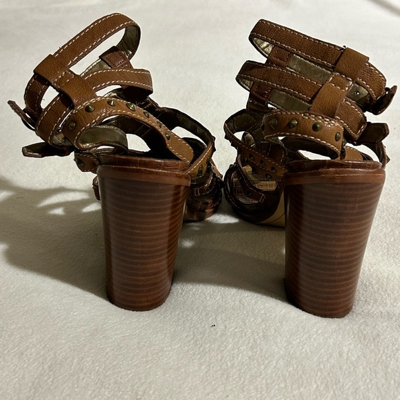 Sam Edelman women’s size 8.5 brown heeled strappy sandals. - Picture 4 of 9